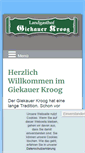 Mobile Screenshot of giekauer-kroog.de